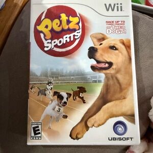 Petz Sports Nintendo Wii Pet Racing Game 4 Players -100% Complete w/ Manual